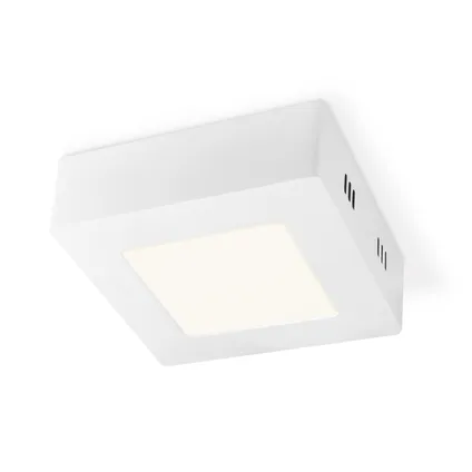 Plafonnier LED Home Sweet Home Ska blanc carré 6W