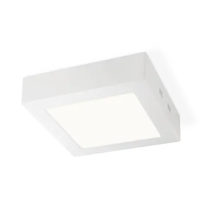 Plafonnier LED Home Sweet Home Ska blanc carré 12W