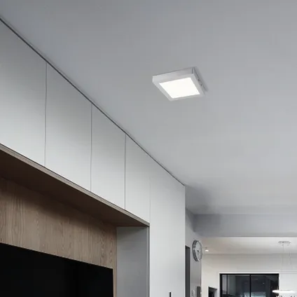 Plafonnier LED Home Sweet Home Ska métal carré 15W 3