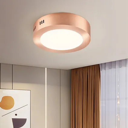 Plafonnier LED Home Sweet Home Ska ⌀17cm cuivre 12W 3