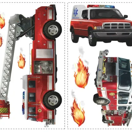 Sticker mural  Fire Brigade 2