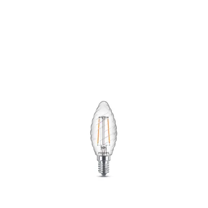 Philips LED-lamp kaars 2W E14