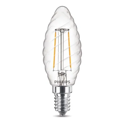 Philips LED-lamp kaars 2W E14 2