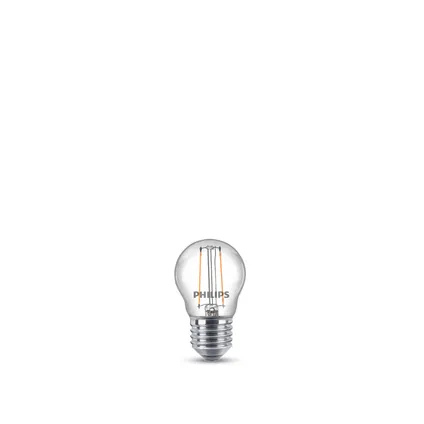 Philips LED-kogellamp 2W E27