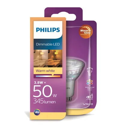 Philips LED-spot 3,8W GU10 4