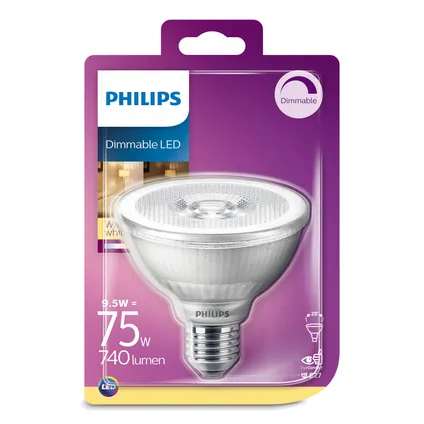 Philips LED-spot reflector 9,5W E27 3