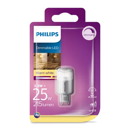 Philips LED-lamp capsule 2,3W G9 3