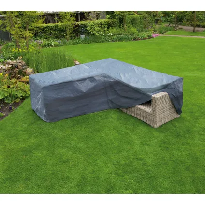 Housse de protection pour ensemble de jardin carré Nature PE 100 g / m² anthracite 90x250x90cm 2