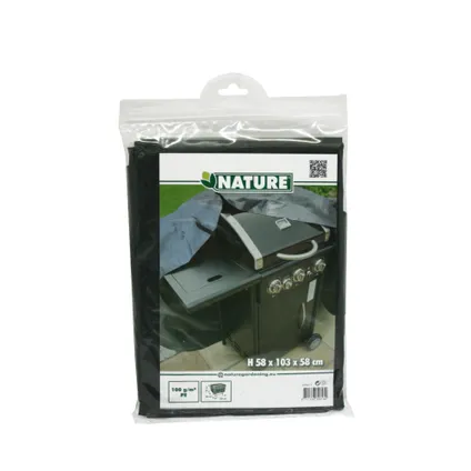 Housse de protection pour barbecue Nature PE 100 g / m² anthracite 58x103x58cm 3