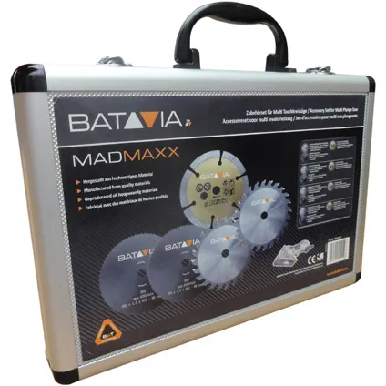 Batavia Mad Maxx accessoireset in aluminium koffer met zichtvenster