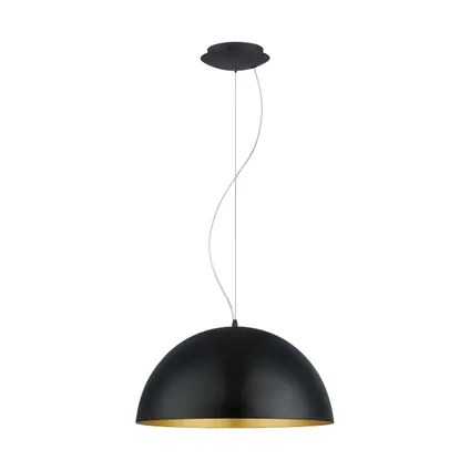 EGLO hanglamp LED Gaetano 1 zwart 60W