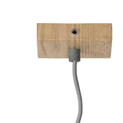 Lucide hanglamp ‘Oris’ hout 4x60W 6