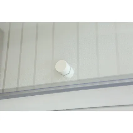 Parois de douche à accès d'angle Baseline blanc 185x77-89cm
 6