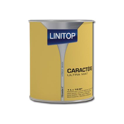 Peinture murs et plafonds Linitop 'Caractere' vitamine C mat 1L