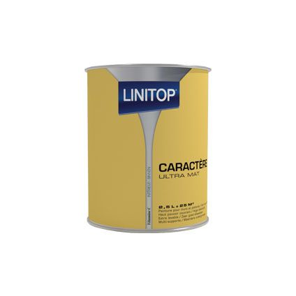 Peinture murs et plafonds Linitop 'Caractere' vitamine C mat 2,5L