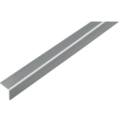 Alberts profil d'angle PVC auto-adhésif acier inoxydable 20x20x1,5mm 1m