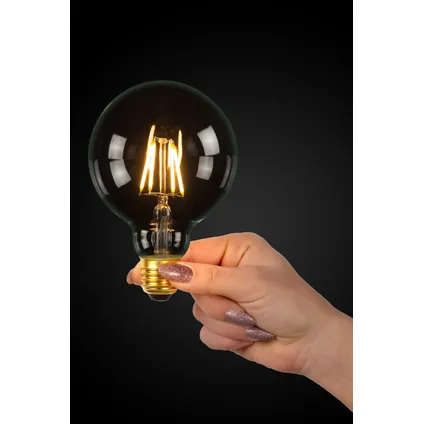 Ampoule LED à filament Lucide G95 E27 5W 2