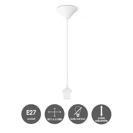 Suspension Home Sweet Home Lampion E27 4