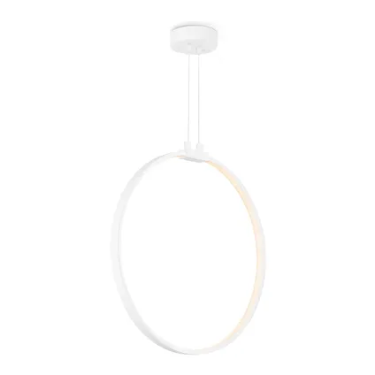 Suspension Home Sweet Home Eclips blanc ⌀35cm 12W