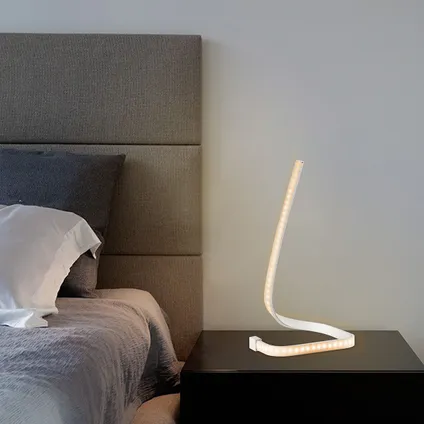 Home Sweet Home Tourbillon LED de lampe de table - blanc - 18x18x29.2 cm - aluminium 3