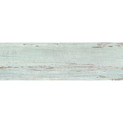 Wand- en vloertegel Tribeca - Keramiek - Blauw - 20,2x66,2cm - Pakketinhoud 1,2m²