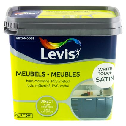 Levis verf 'Meubels' white touch satijn 750ml