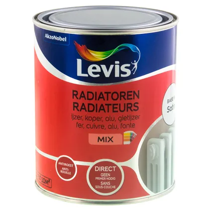 Levis radiatorverf mix base W zijdeglans 1L