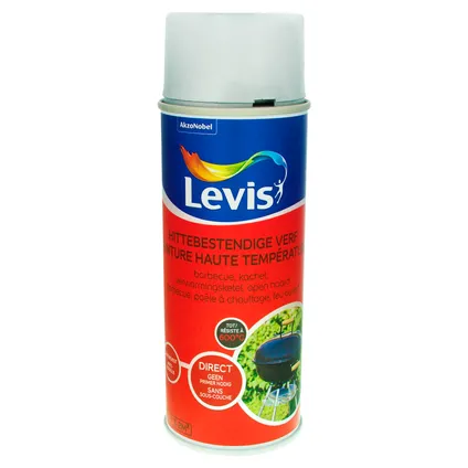 Levis hittebestendige verf spray metal touch mat 400ml