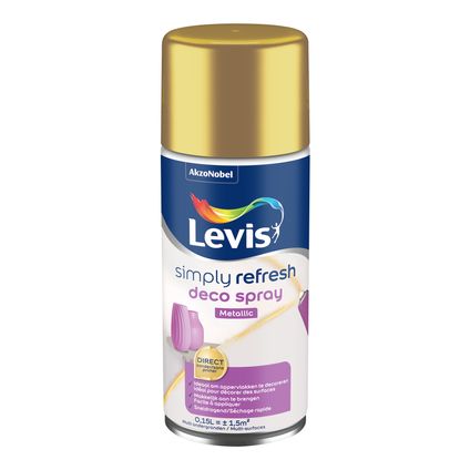 Levis deco spray Simply Refresh goud 250ml