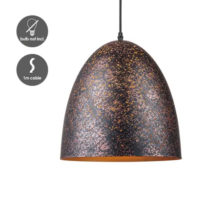 Home Sweet Home hanglamp Rusty C bruin ⌀30cm E27 4