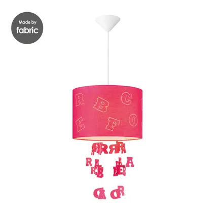 Home Sweet Home Lampenkap Kids Letters rood - B:30xD:30xH:20cm 6