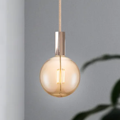 Home Sweet Home ledfilamentlamp ⌀18cm E27 amber 4W 3