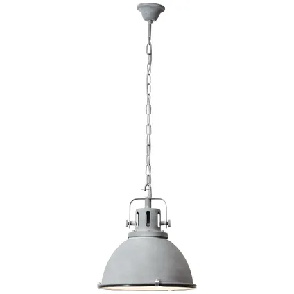 Brilliant hanglamp Jesper grijs ⌀38cm E27
