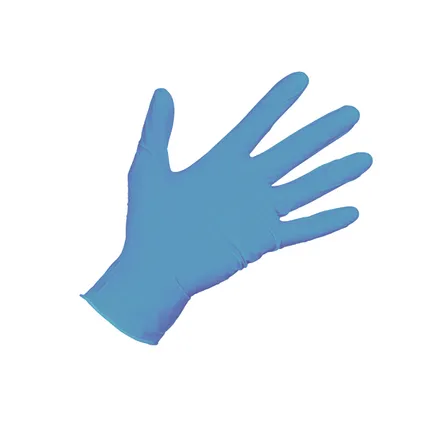Carpoint Nitril handschoen blauw XL 100st.