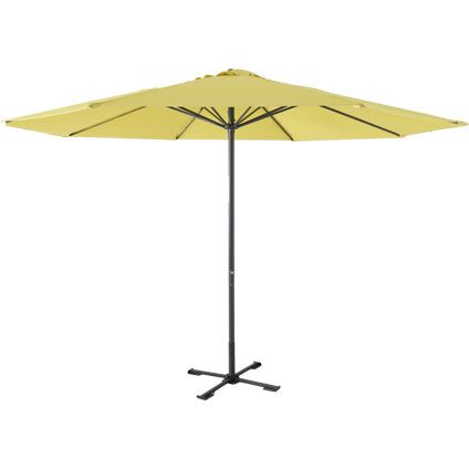 Central Park parasol 'Sunny' geel 3,5 m