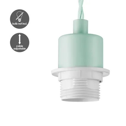 Home Sweet Home hanglamp Armis groen ⌀10cm E27 4