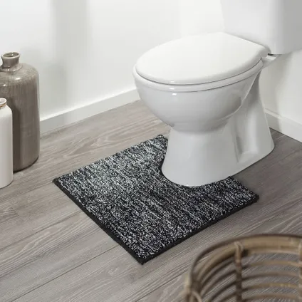 Sealskin Speckles toiletmat 45x50cm polyester zwart 2