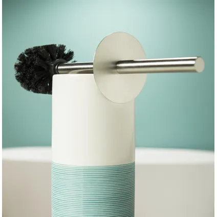 Sealskin toiletborstel met houder Doppio porselein aqua 4