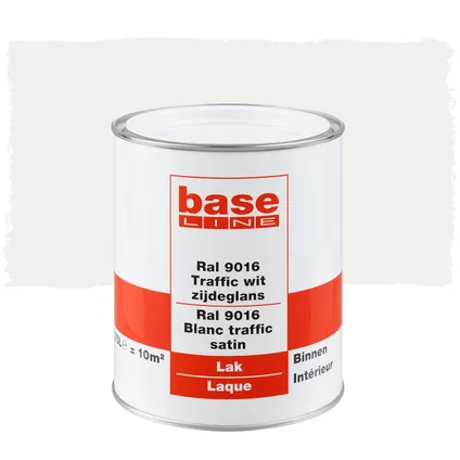 Laque Baseline blanc signalisation satin RAL 9016 750ml 2