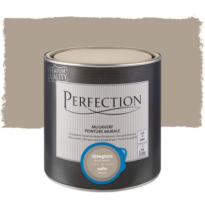 Peinture murale Perfection ultra couvrant satin taupe 2,5L