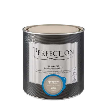 Peinture murale Perfection ultra couvrant satin taupe 2,5L  2