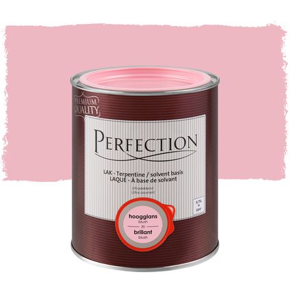 Laque Perfection ultra couvrant brillant solvant blush 750ml