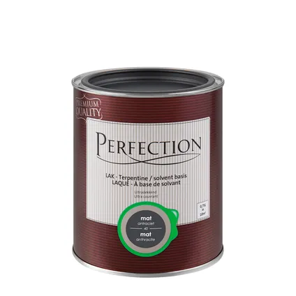 Laque Perfection Ultra couvrant mat solvant anthracite 750ml 2