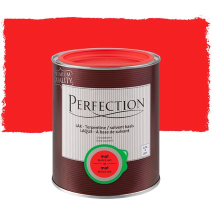 Laque Perfection Ultra couvrant mat solvant rouge à lèvre 750ml