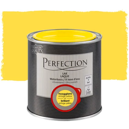 Perfection lak Ultradekkend hoogglans vintage yellow 375ml