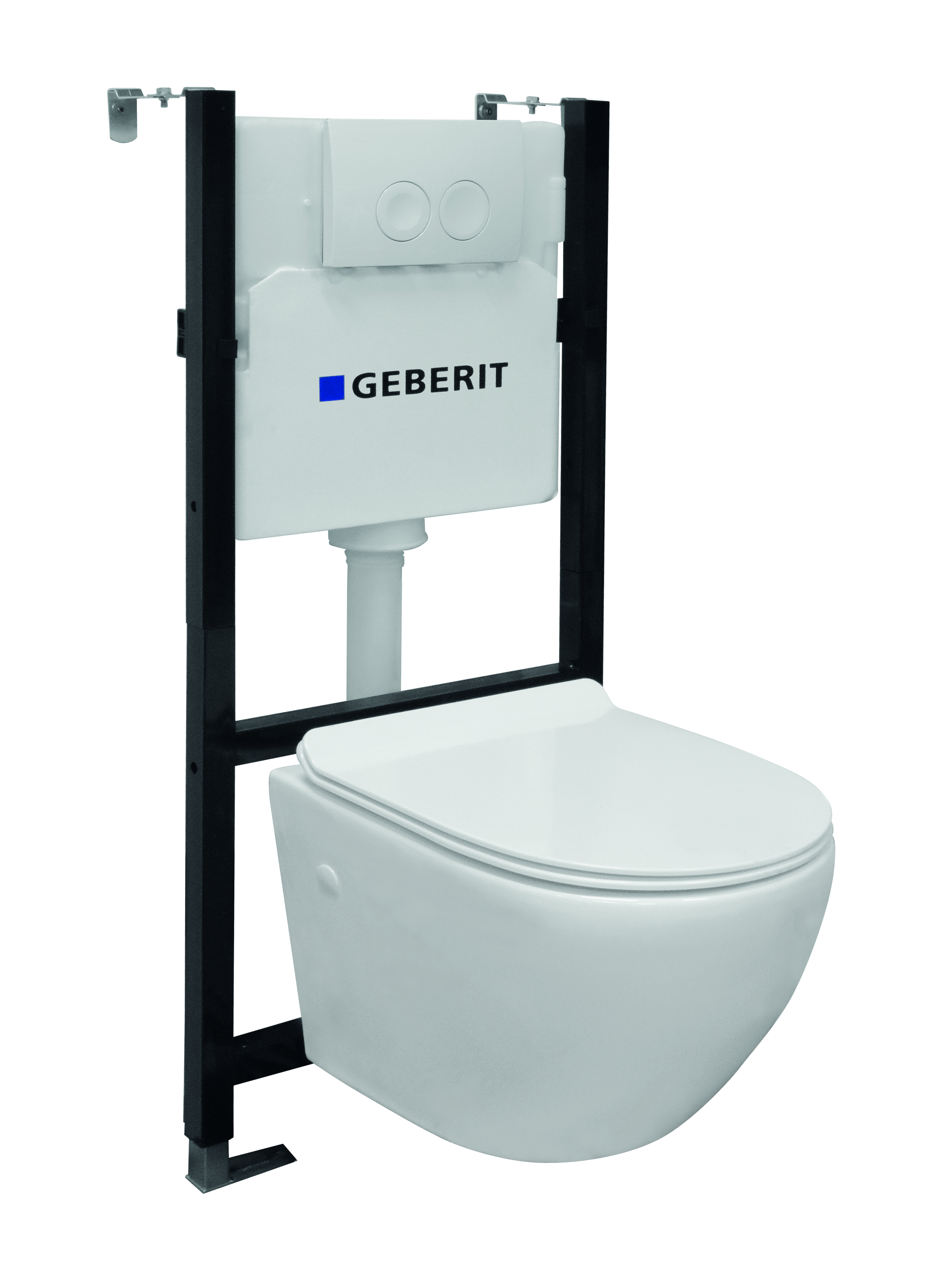 Van Marcke inbouwreservoir set Design Geberit spoeltechniek | Soft-close Randloos toiletpot