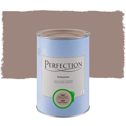 Perfection PerfectClean Muur & Plafond mat taupe 1L