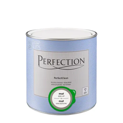 Peinture Perfection PerfectClean Mur & plafond mat blanc soie 2,5L