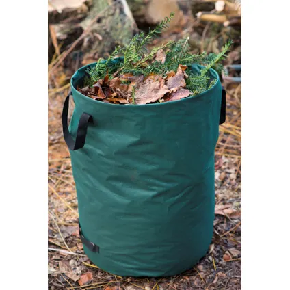 Nature tuinafvalzakken vrijstaand met 3 handvatten polyester groen  600g/m² 240L
 3