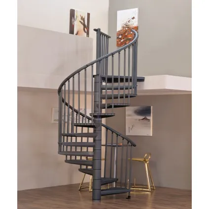 Escalier en colimaçon Delta - Sogem - métal - diamètre 120 cm - hauteur 300 cm - moderne 2